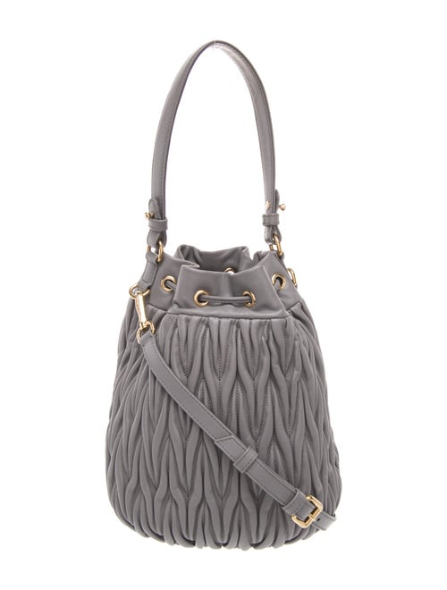 Miu Miu Lambskin Bucket Bag