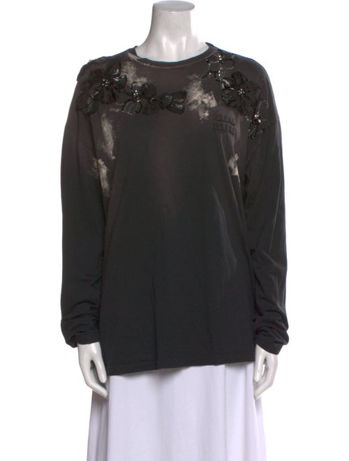 Miu Miu 2022 Crew Neck Sweatshirt