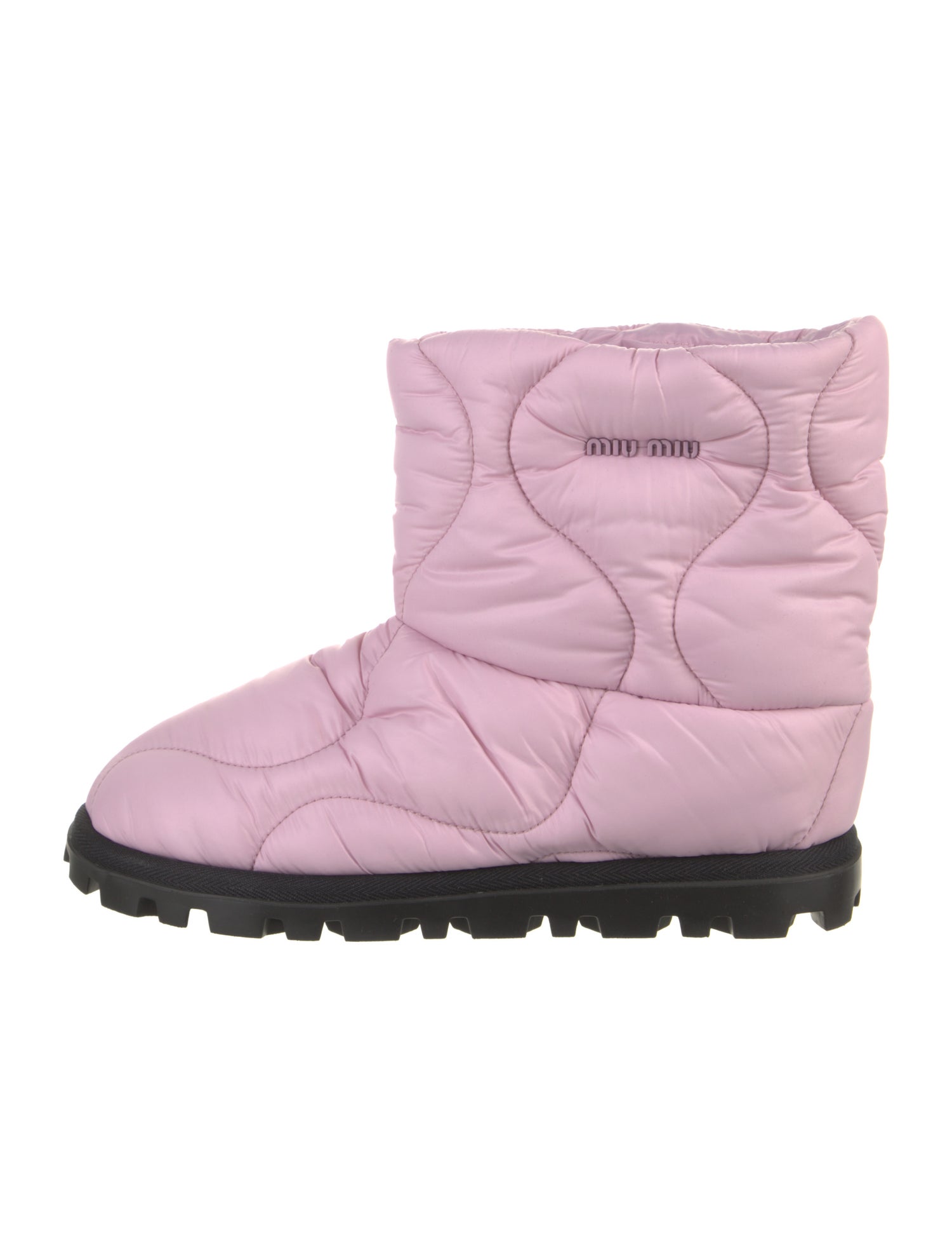 Miu Miu Nylon Printed Boots