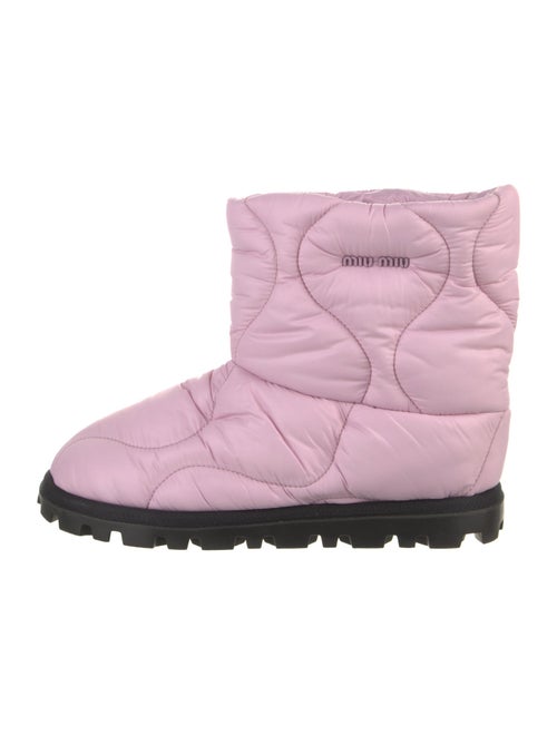 Miu Miu Nylon Printed Boots