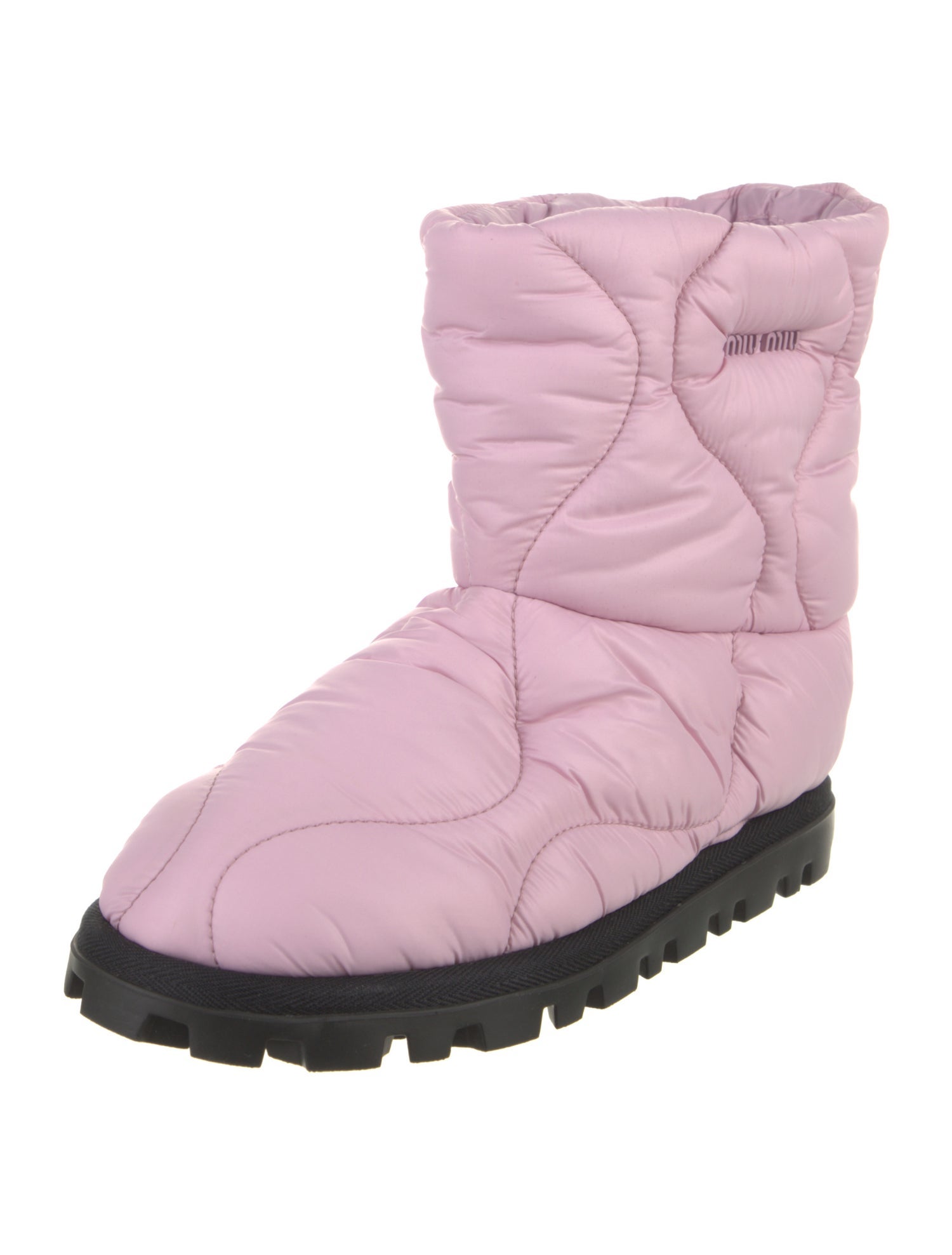 Miu Miu Nylon Printed Boots