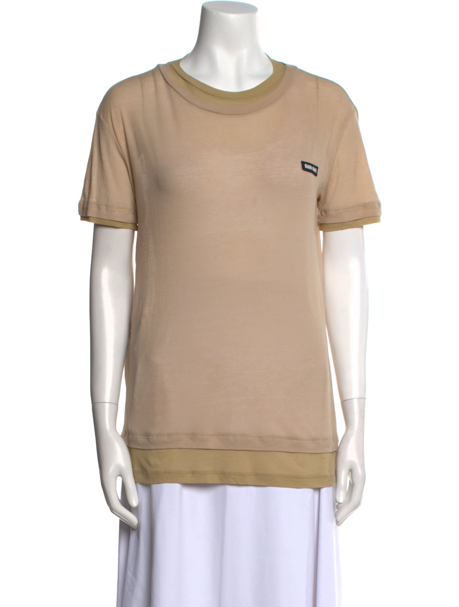 Miu Miu 2023 Crew Neck T-Shirt