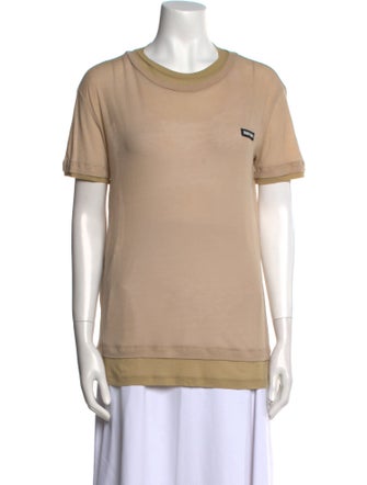 Miu Miu 2023 Crew Neck T-Shirt