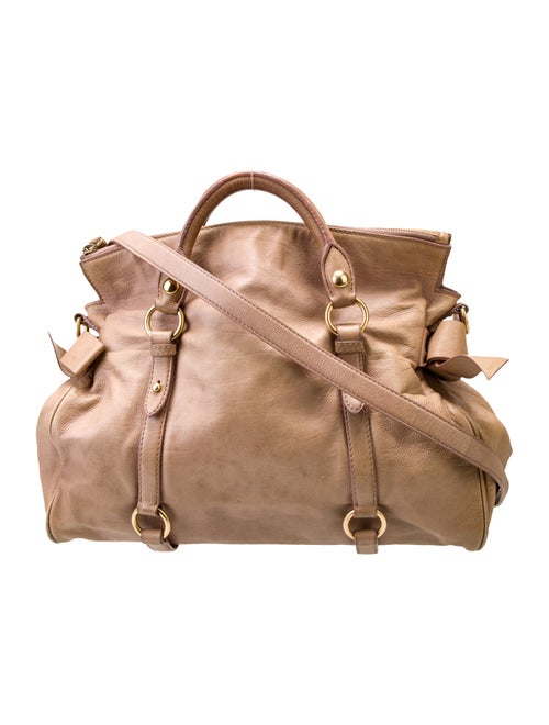 Miu Miu Leather Top Handle Bag