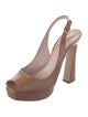 Miu Miu Patent Leather Slingback Pumps