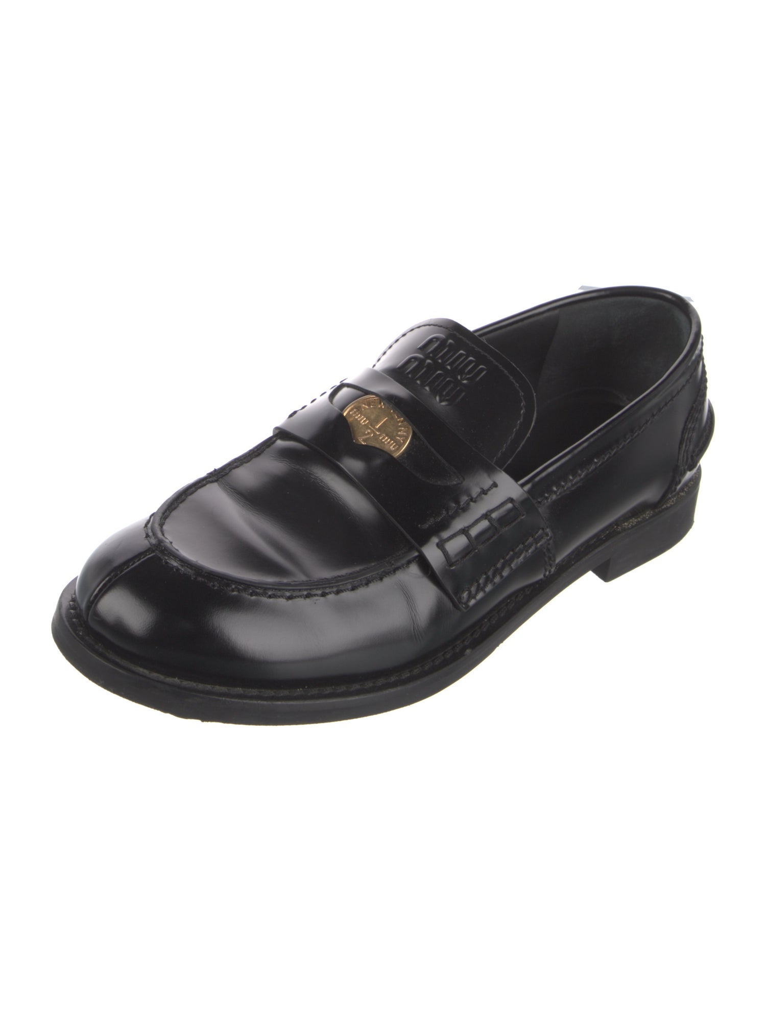 Miu Miu Leather Loafers