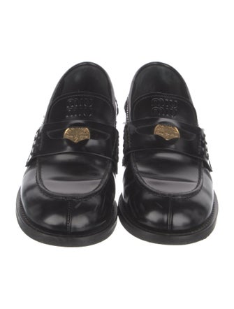 Miu Miu Leather Loafers