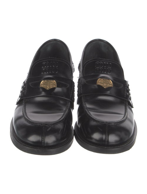 Miu Miu Leather Loafers