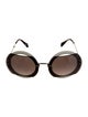 Miu Miu Oversize Gradient Sunglasses