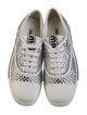 Miu Miu Canvas Crystal Embellishments Sneakers