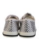 Miu Miu Canvas Crystal Embellishments Sneakers