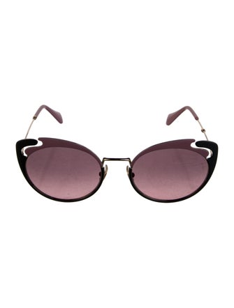 Miu Miu Oversize Gradient Sunglasses