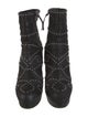 Miu Miu Suede Studded Accents Boots