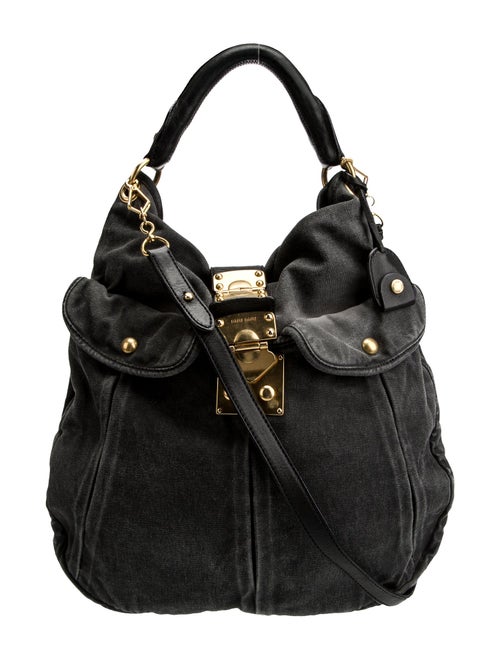 Miu Miu Denim Hobo