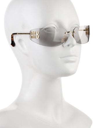 Miu Miu Square Tinted Sunglasses