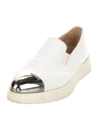 Miu Miu Leather Espadrilles