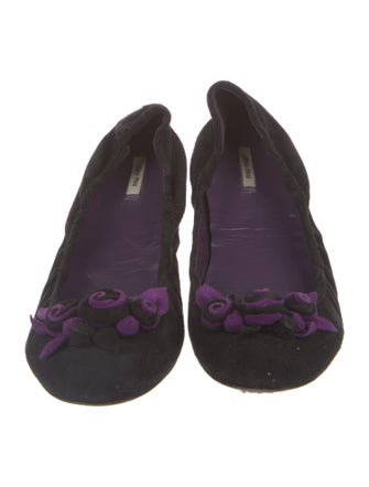 Miu Miu Suede Flats