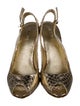 Miu Miu Leather Slingback Pumps