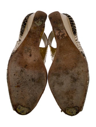 Miu Miu Leather Slingback Pumps