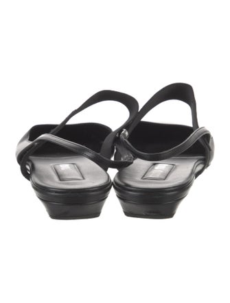 Miu Miu Leather Slingback Flats