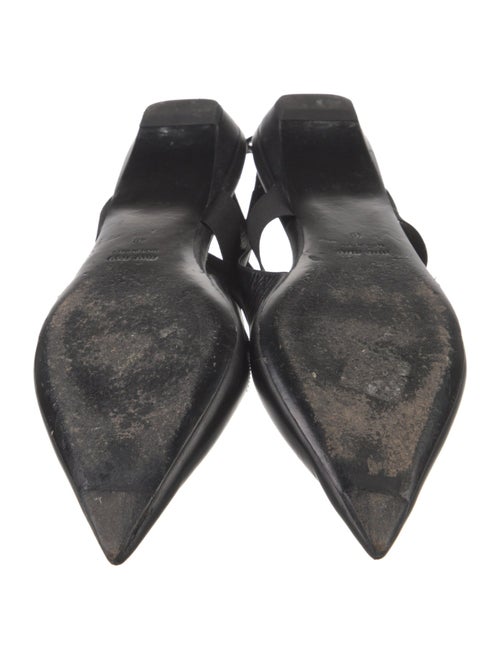 Miu Miu Leather Slingback Flats