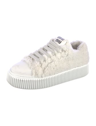 Miu Miu Shearling Sneakers