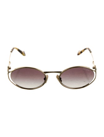 Miu Miu Round Gradient Sunglasses