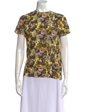 Miu Miu 2016 Silk T-Shirt