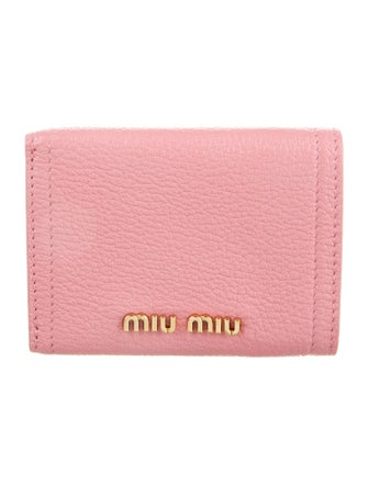 Miu Miu Leather Compact Wallet