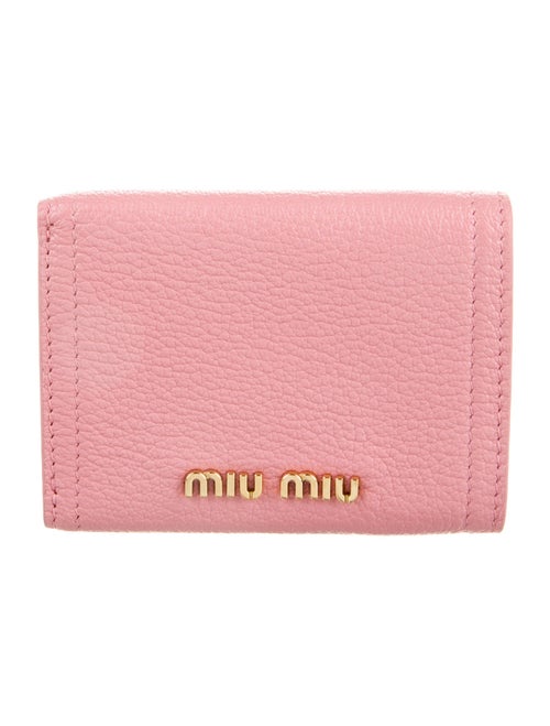 Miu Miu Leather Compact Wallet