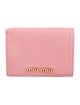 Miu Miu Leather Compact Wallet