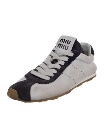 Miu Miu Leather Sneakers