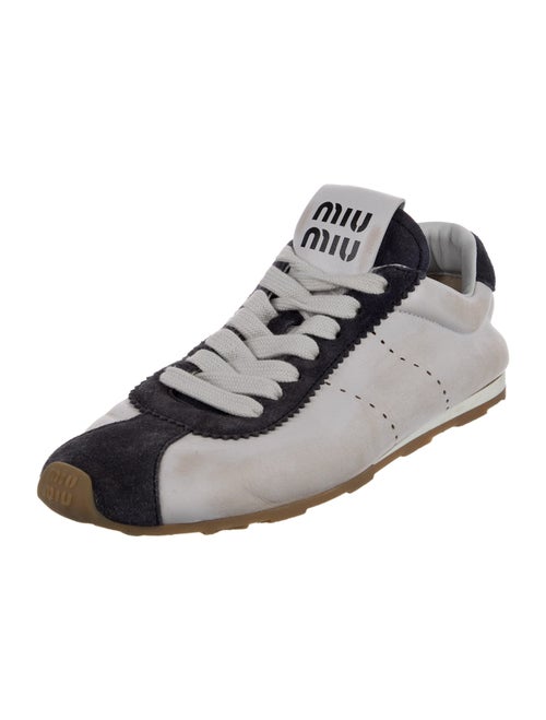 Miu Miu Leather Sneakers