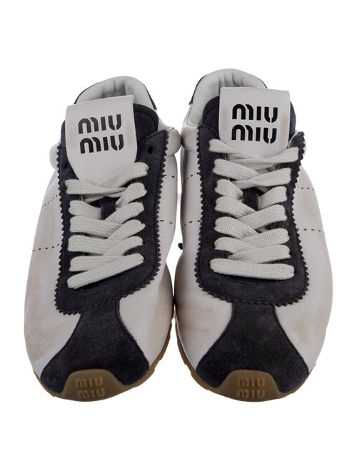 Miu Miu Leather Sneakers