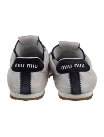 Miu Miu Leather Sneakers