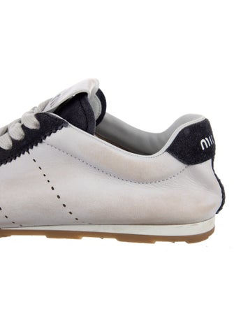 Miu Miu Leather Sneakers