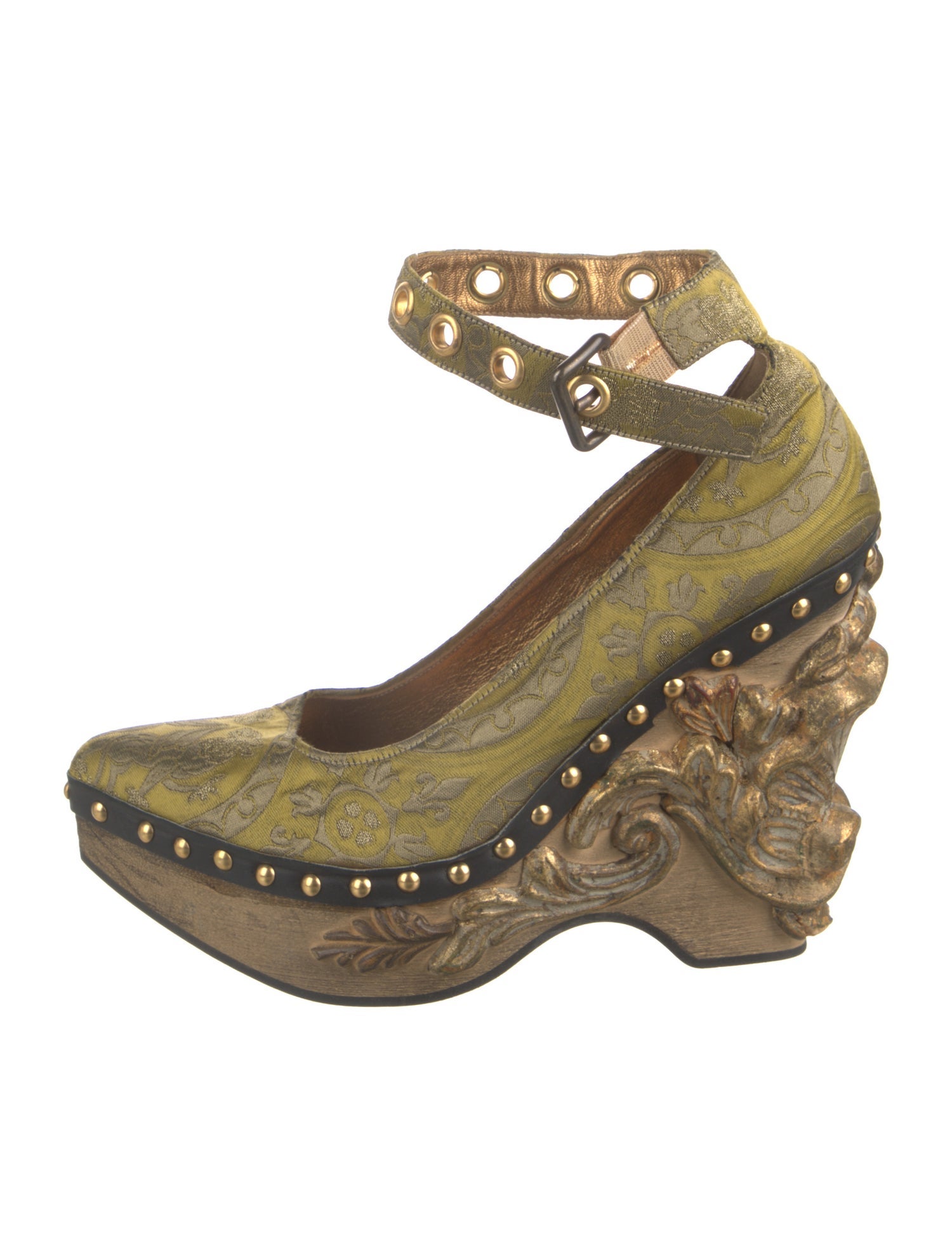 Miu Miu Floral Print Pumps