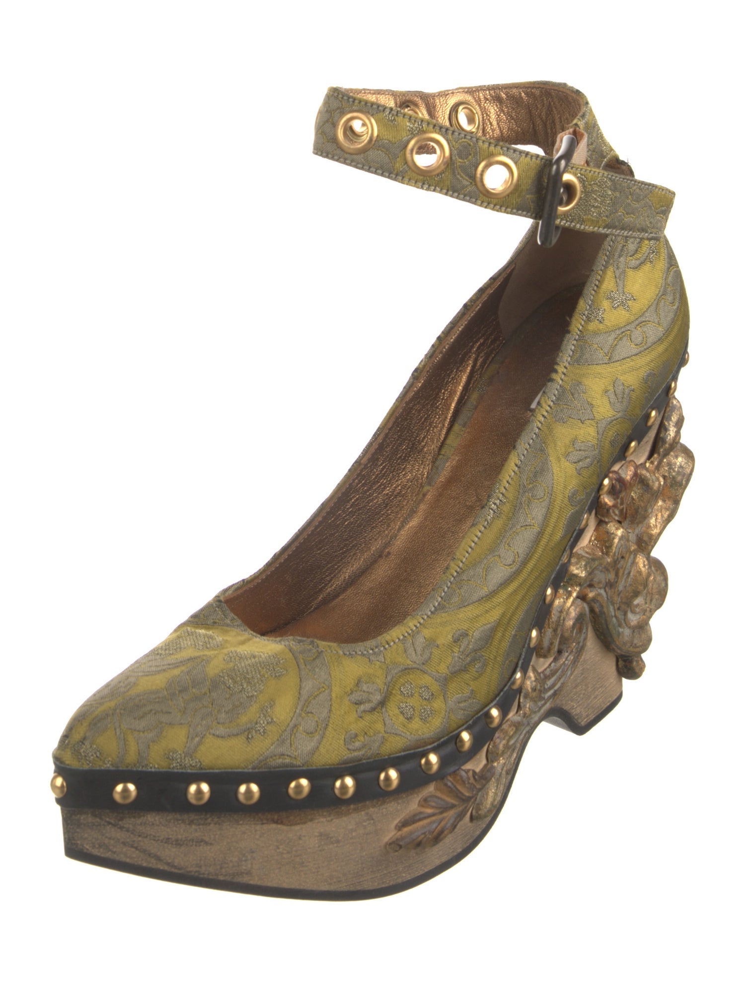 Miu Miu Floral Print Pumps