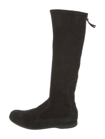 Miu Miu Suede Riding Boots