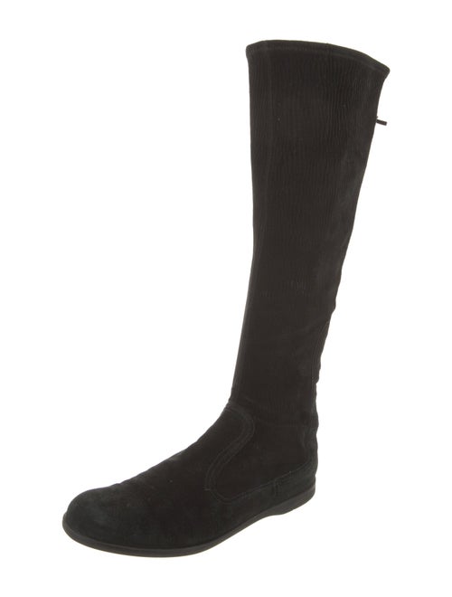 Miu Miu Suede Riding Boots