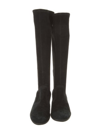 Miu Miu Suede Riding Boots
