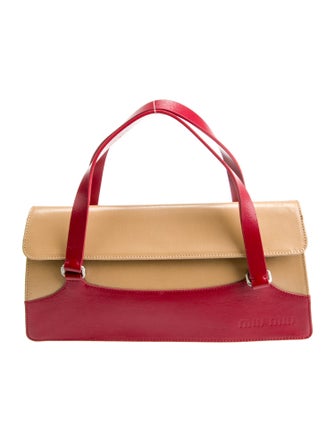 Miu Miu Leather Top Handle Bag