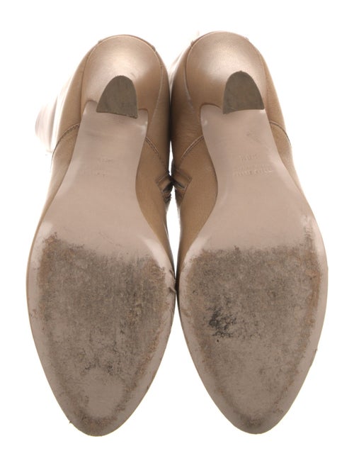 Miu Miu Leather Lace-Up Boots
