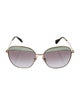 Miu Miu Aviator Tinted Sunglasses