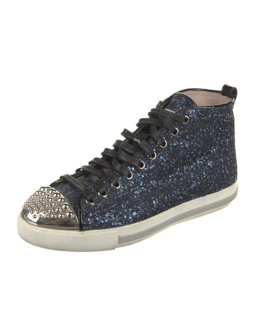 Miu Miu Glitter Glitter Accents Sneakers