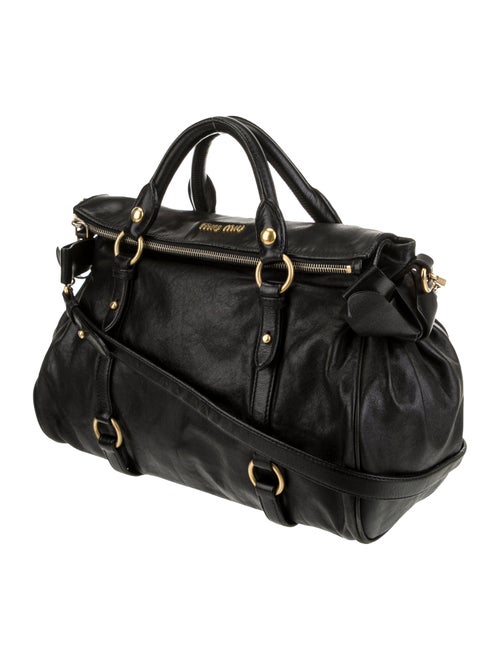 Miu Miu Leather Top Handle Bag
