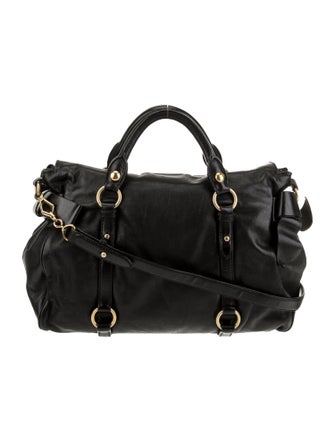 Miu Miu Leather Top Handle Bag