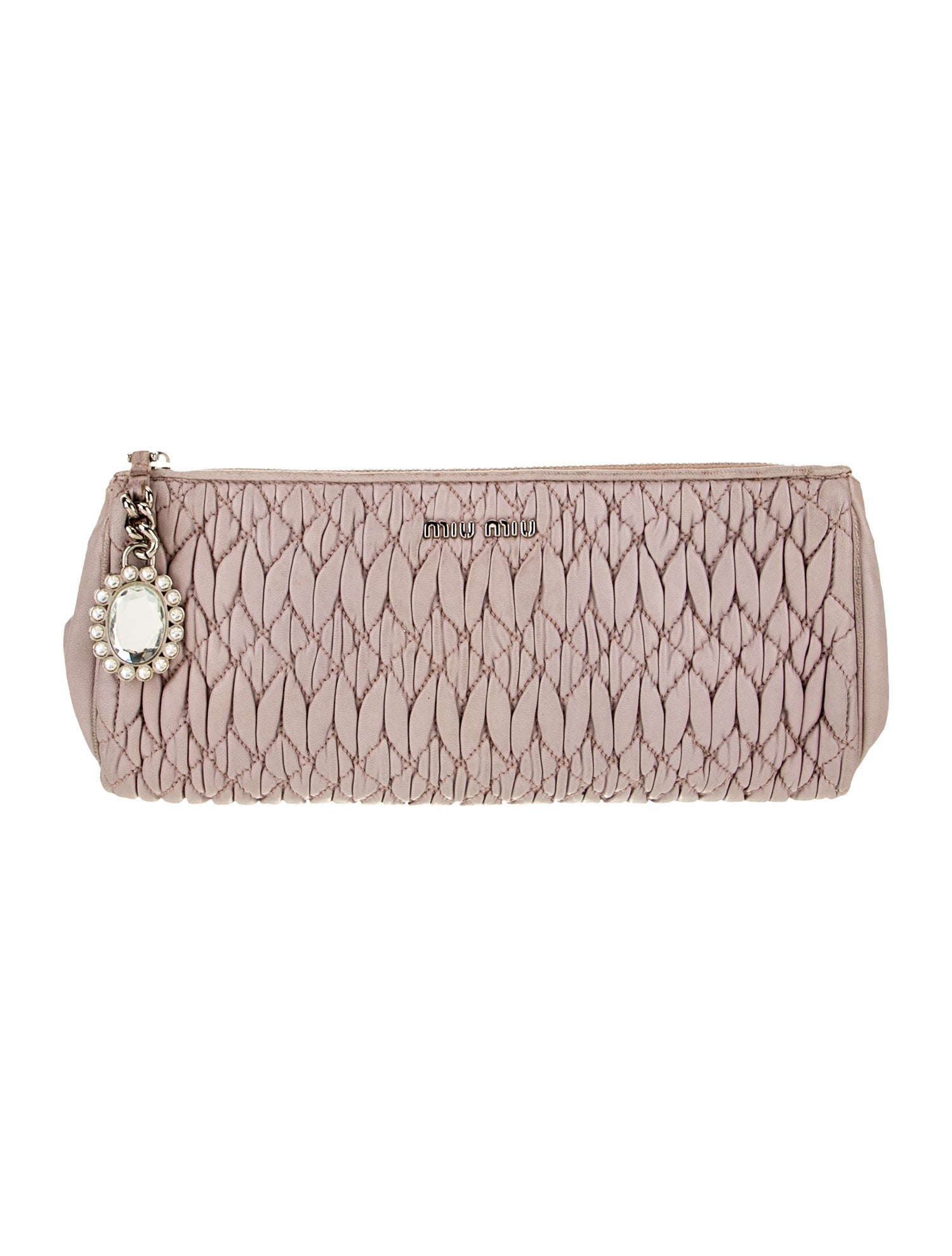 Miu Miu Leather Clutch