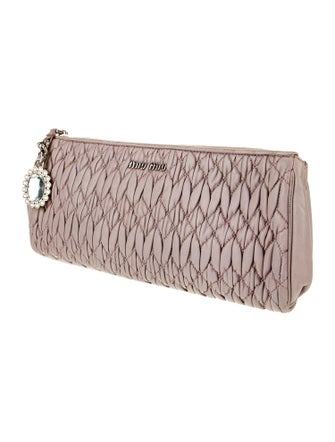 Miu Miu Leather Clutch