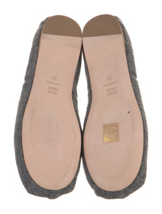 Miu Miu Wool Mary Jane Flats